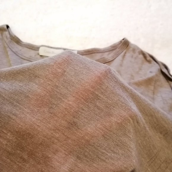 Costa Blanca, size S, beige semi-sheer top - Picture 9 of 9